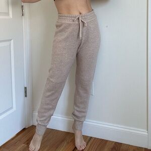 Sweater Knit Casual Jogger Pants